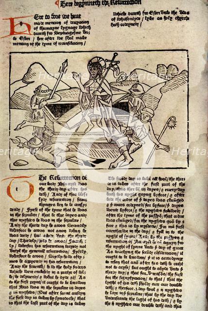 'The Resurrection', 1483, (1943).  Creator: Unknown.