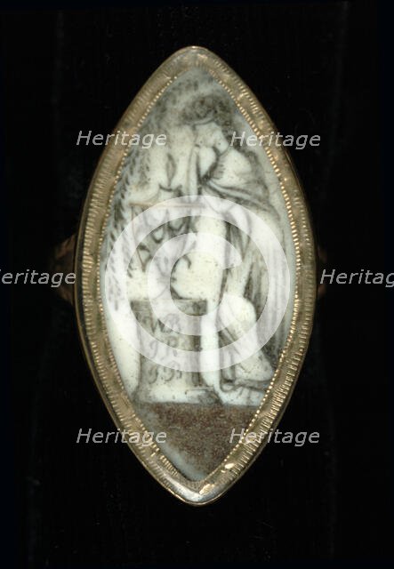 Mourning Ring for William Burnside, 1788. Creator: Unknown.