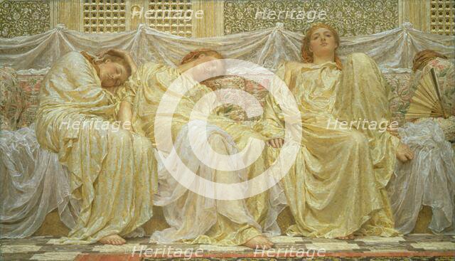 Dreamers, 1882.  Creator: Albert Joseph Moore.