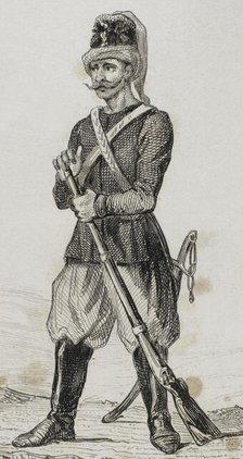 Polish guard, 1839. Creator: Chaillot.