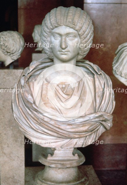 Julia Donna (c.158-217) Syrian-born Roman princess, second wife of Septimius Severus.