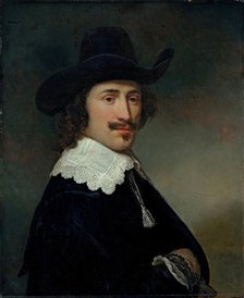 Portrait of a Man, 1640. Creator: Govaert Flinck.