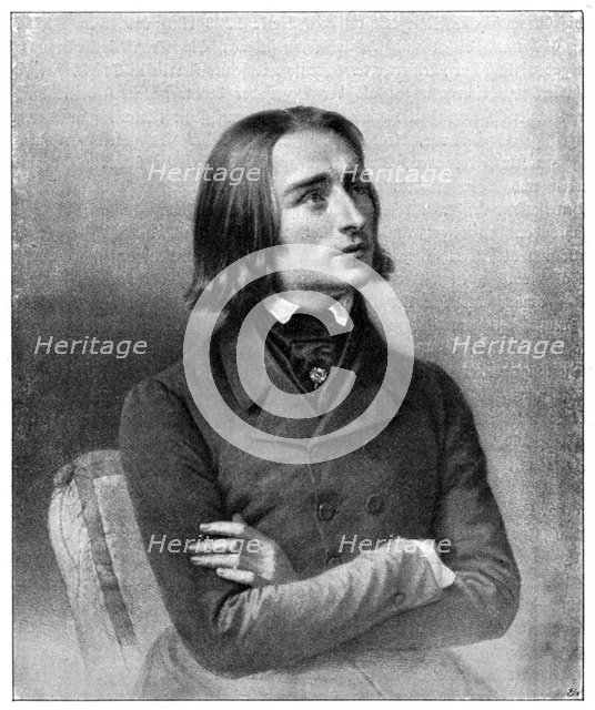 Franz Liszt, 19th century Hungarian virtuoso pianist and composer, (1900). Artist: Unknown