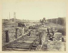 Ruins at Manassas Junction, March 1862. Creators: Barnard & Gibson, George N. Barnard, James F. Gibson.