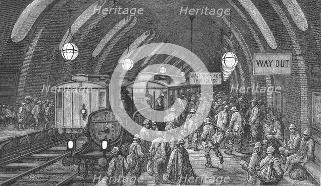 'The Workmen's Train', 1872.  Creator: Gustave Doré.