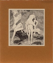 From "Jeux d'Amour de la jeunesse", c1907. Creator: Bayros, Franz von (1866-1924).