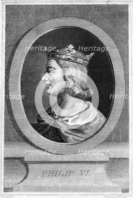 Philip VI of France.Artist: P Thomson