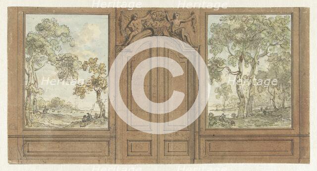 Room wall design, c.1752-c.1819. Creator: Juriaan Andriessen.