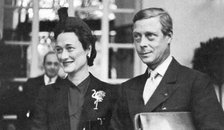 Duke and Duchess of Windsor, c1938. Artist: Unknown