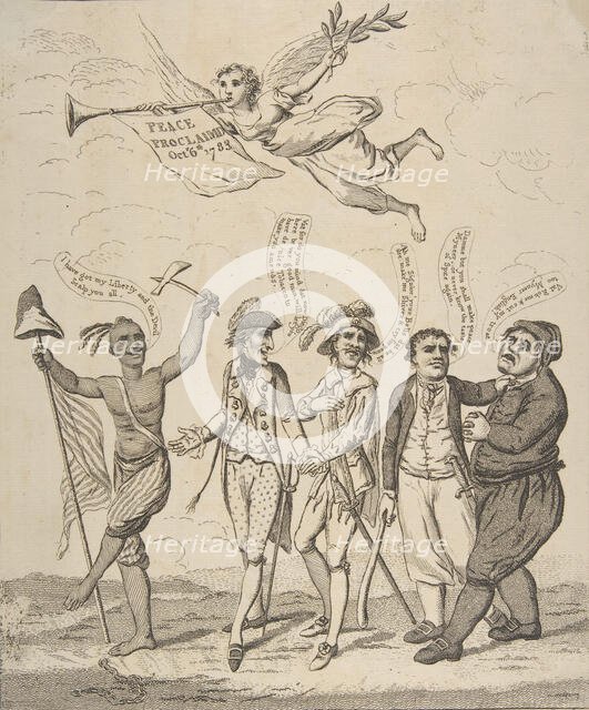 Proclamation of Peace, October 21, 1783., October 21, 1783. Creator: Anon.