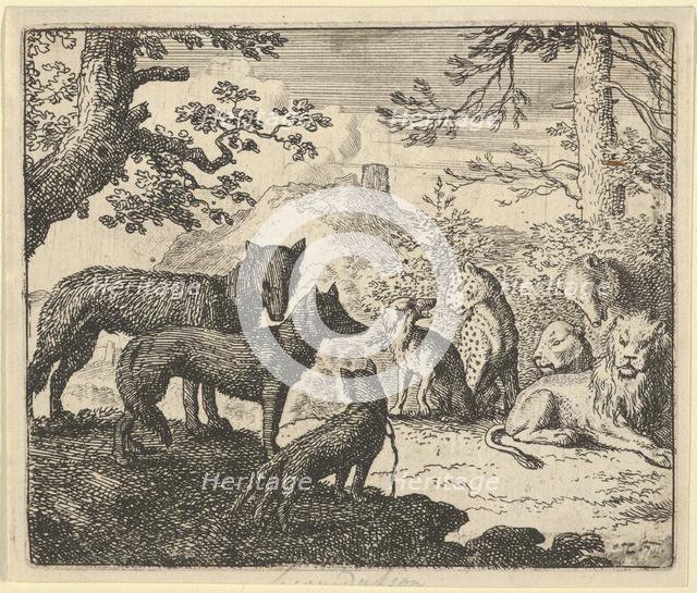 Renard's Parents Ask to Withdraw from the Court, 1650-75. Creator: Allart van Everdingen.