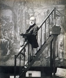 Sir Edward Burne-Jones, English artist, 1890. Artist: Barbara Leighton