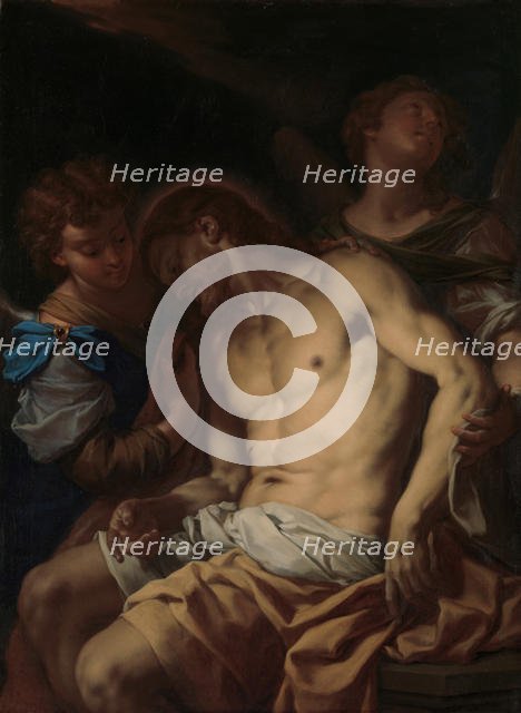 Dead Christ Supported by Angels, ca. 1710. Creator: Francesco Trevisani.