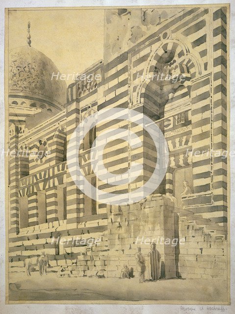 'Mosque of Ashraff', 19th century. Artist: Richard Phene Spiers