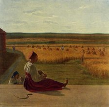 'Harvesting. Summer', mid 1820s, (1965). Creator: Aleksey Venetsianov.