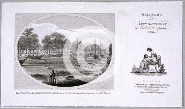 Hyde Park, London, 1814. Artist: S Springsguth