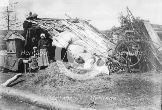 Russian Poles in war zone, between c1914 and c1915. Creator: Bain News Service.