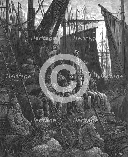 'Off Billingsgate', 1872.  Creator: Gustave Doré.