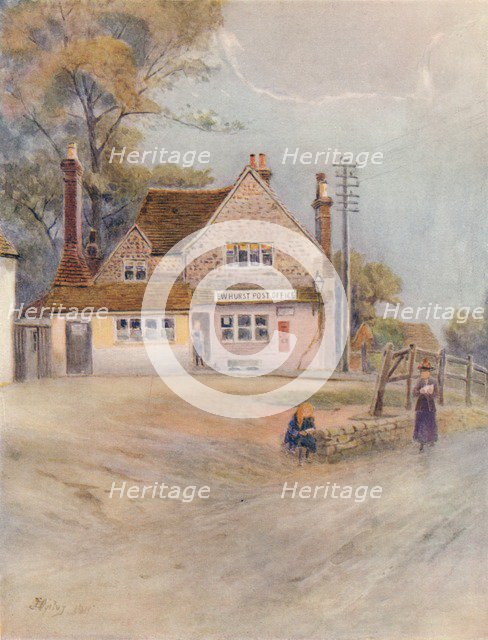 'Ewehurst Post Office', 1911, (1914). Artist: James S Ogilvy.