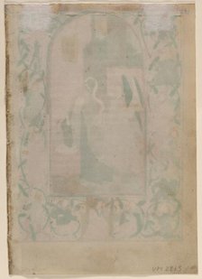 Leaf from a Book of Hours: Blank (verso), 1470s. Creator: Unknown.
