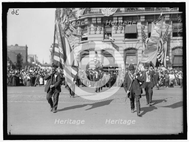 Parade On Pennsylvania Ave - South Dakota Unit, between 1910 and 1921. Creator: Harris & Ewing.