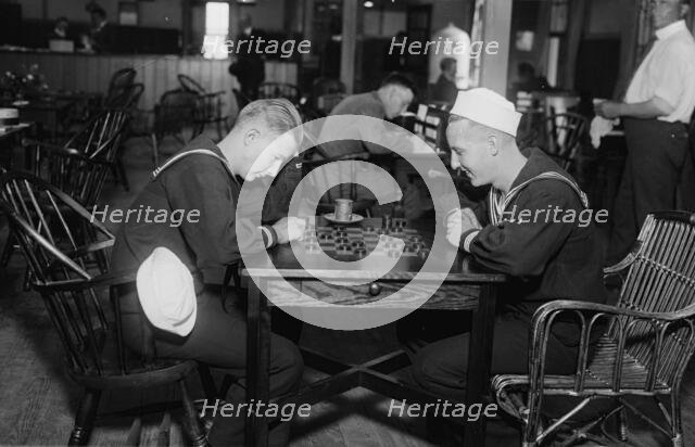 YMCA hut, New York, 1918. Creator: Bain News Service.