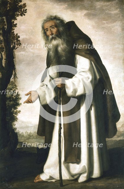 'St Anthony', c1618-1664. Artist: Francisco de Zurbaran