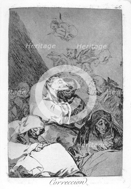 'Correction', 1799. Artist: Francisco Goya