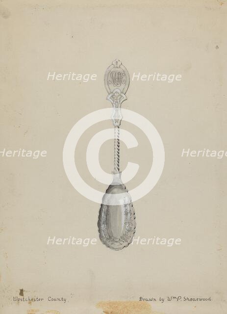 Silver Spoon, 1935/1942. Creator: William P. Shearwood.