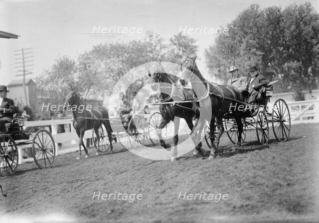 Horse Show - Miles, Nelson Appleton., Lt. Gen., U.S.A., 1911. Creator: Harris & Ewing.