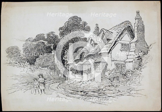 Welford-on-Avon, Warwickshire, 1892-1933. Artist: Charles George Harper.