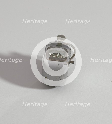 Mechnical tally counter, ca. 1960. Creator: Veeder-Root.