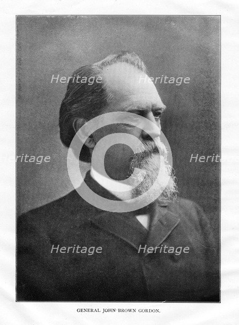 John Brown Gordon, American soldier, late 19th century. Artist: Unknown