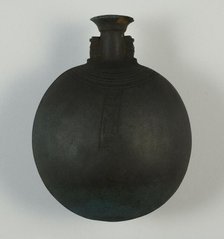 New Year's Vessel (Pilgrim Bottle), Egypt, Late Period, Dynasty 26 (664-525 BCE). Creator: Unknown.