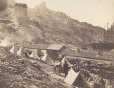 The Genoese Castle, Balaklava, 1855. Creator: Roger Fenton.