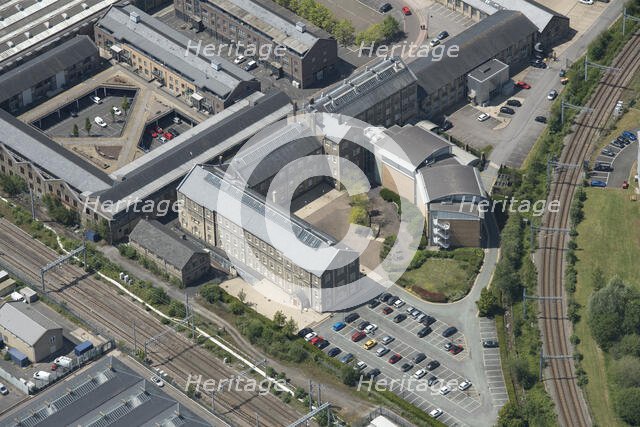 The former Great Western Railway General Office, redeveloped in 1994 and home..., Swindon, 2023. Creator: Robyn Andrews.