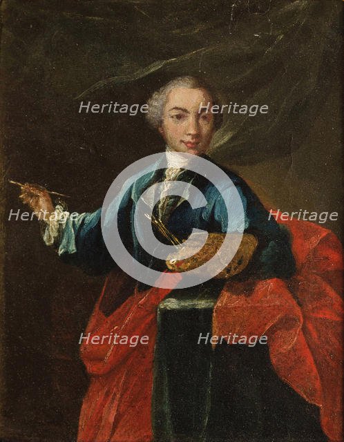 Self-Portrait, c. 1750. Creator: Longhi, Pietro (1701-1785).