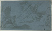 Mythological Scene with Woman Bathing, n.d. Creator: Unknown.