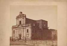 Church of Our Lady of the Scapular - view of the ruins from the south-west, Lutsk, between 1880-90. Creator: Unknown.
