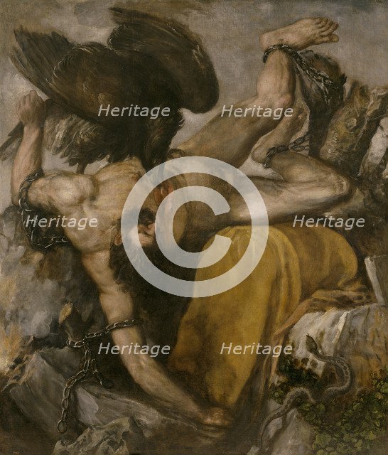 Tityos, 1548-1549. Artist: Titian (1488-1576)