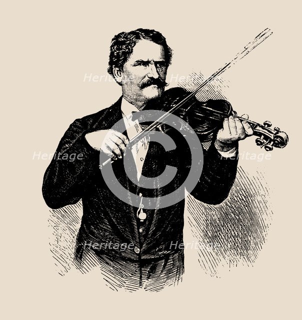 Portrait of the composer Joseph Gungl (1810-1889), 1874.