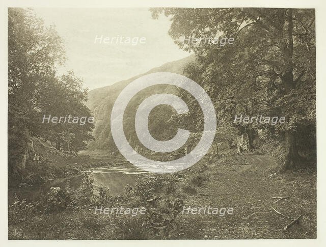 In Dove Dale, 1880s. Creator: Peter Henry Emerson.