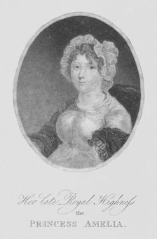 'Her late Royal Highness the Princess Amelia', 1810. Creator: Heath.