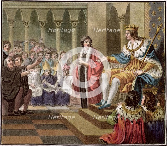 'Louis XII Declared Father of the People', 1506 (1789). Artist: Jean Baptiste Morret