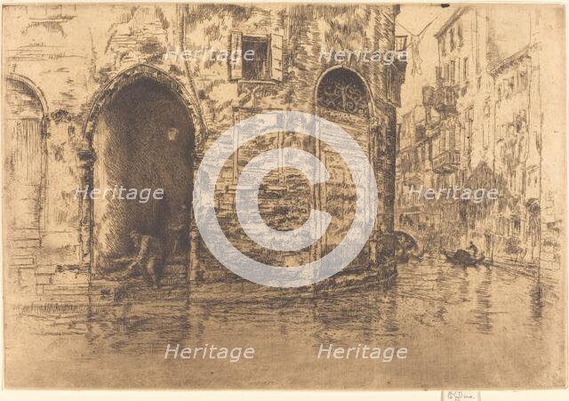 Two Doorways, 1880. Creator: James Abbott McNeill Whistler.