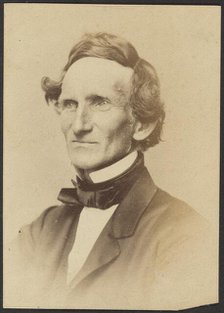 Portrait of Jefferson Davis, about 1860-1880. Creator: Unknown.