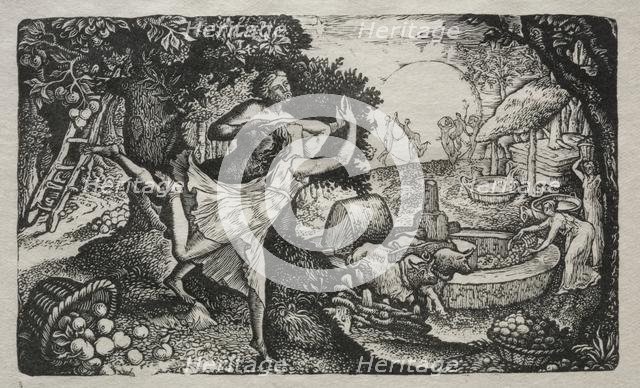 The Cyder Feast: A Vision of Joy and Thanksgiving, 1829. Creator: Edward Calvert (British, 1799-1883).