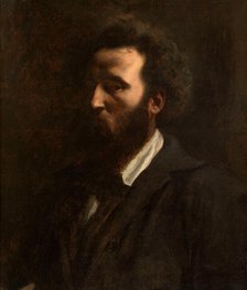 Self-Portrait, 1857. Creator: Puvis de Chavannes, Pierre Cécil (1824-1898).