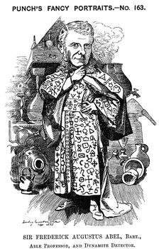 Frederick Augustus Abel  (1827-1902), English chemist and inventor, 1877-1878. Artist: Edward Linley Sambourne