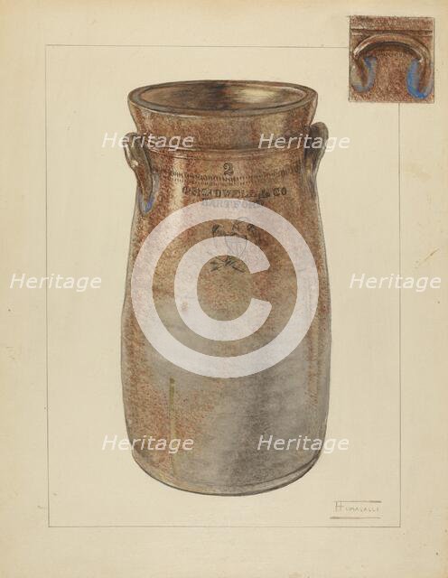 Churn, 1935/1942. Creator: Frank Fumagalli.